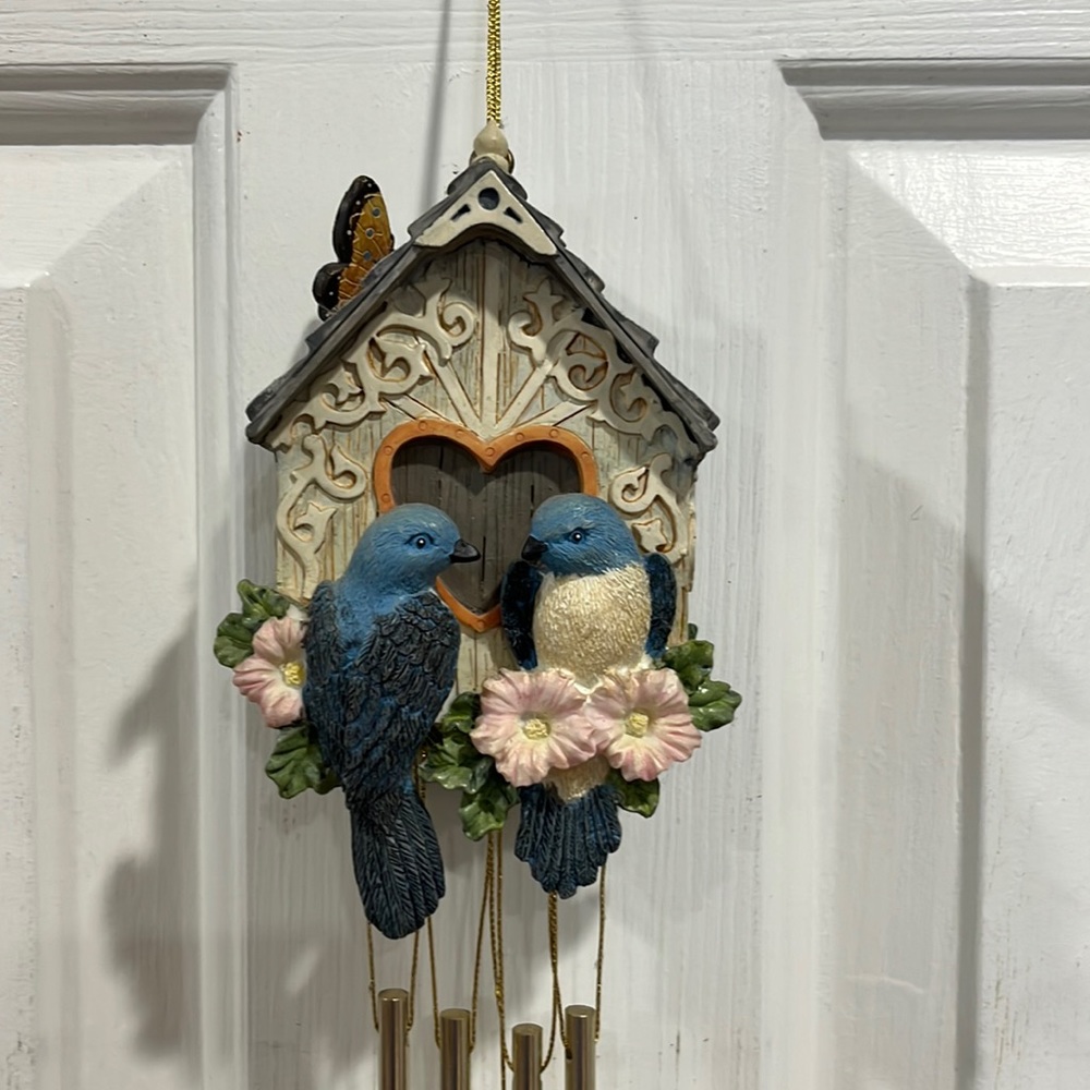 Bird house wind chime